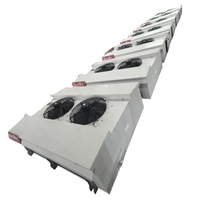 Réfrigérateur d'évaporateur de stockage à froid de refroidissement par air à décharge double Hejia