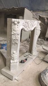 Chimenea <span class=keywords><strong>de</strong></span> mármol para interiores, chimenea <span class=keywords><strong>de</strong></span> trabajo manual a la venta, <span class=keywords><strong>precio</strong></span> barato - Product Image 3