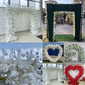 XHHY nueva decoración de eventos de boda 5D <span class=keywords><strong>Artificial</strong></span> Milan Grass base flor pared panel telón de fondo soportes <span class=keywords><strong>para</strong></span> decoración de pared - Product Image 4