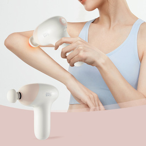 Pistolet de massage portable Winning Star ST-6401, 7 niveaux de vitesse, rechargeable par USB, blanc - Product Image 3