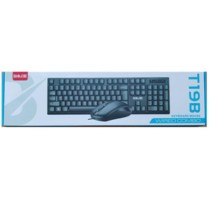 BIOJOE T19B Wired Keyboard Mouse Combo 104 <b>Keys</b> English <b>USB</b> For Desktop Laptop - Product Image 3