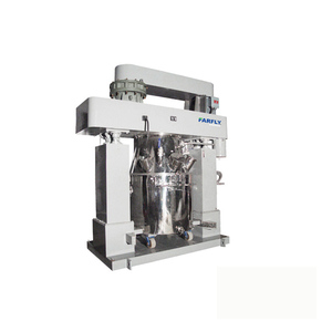 Mélangeur planétaire double FXDJ-500, capacité 500L, puissance 22kW, acier inoxydable SUS304L, configuration verticale - Product Image 4
