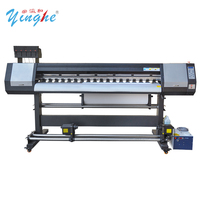 Impresora UV de Gran Formato YINGHE de 1.8m, Impresión Automática de Inyección de Tinta, Doble Cabezal, Alta Velocidad para Exhibición en Exteriores, Disponible en Almacén en el Extranjero