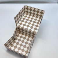 Boîte d'emballage personnalisée pliable en papier alimentaire pour biscuits et chips, avec dorure à chaud, pelliculage brillant, revêtement UV, logo OEM, recyclable