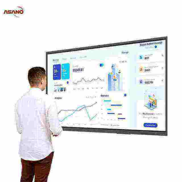 98Inch Meeting Room/ School Teaching Digital Mui Touch Screen Electronic Panel Interactive Whiteboard
