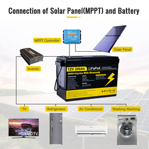 ソーラーリチウム電池ディープサイクルリチウム鉄LifePo4バッテリー12V <span class=keywords><strong>24V</strong></span> 100Ah 200Ahゴルフカート家電用 - Product Image 4