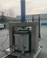 Hydraulische fruitpersmachine, twee modellen: enkel- en dubbeltank