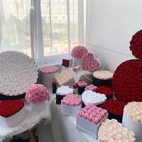 2025 Tahun Hadiah Hari Ibu Lovebay Grosir Bunga Abadi Selamanya dalam Kotak Mawar Abadi Alami yang Diawetkan untuk Valbest