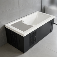 Baignoire à glace en acrylique professionnelle avec système de refroidissement, baignoire à glace de luxe pour la récupération des athlètes, utilisation en extérieur