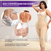 Gaine sculptante colombienne post-opératoire avec logo personnalisé, gaine de compression amincissante BBL, gaine ventre plat, Faja