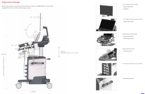 De Kleur Doppler Ultrasone Machine Wordt Standaard Geleverd Met Convexe En Lineaire Array Sondes Met 4d Software Voor Gratis Mslcu48 - Product Image 3