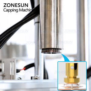 ZONESUN ZS-YG11U Nắp Xịt Nước Hoa Tự Động Máy Uốn Và Đóng Nắp Chai Nước Hoa - Product Image 4