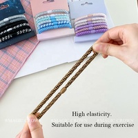 Chouchous élastiques de haute qualité pour femmes et filles Attaches de cheveux minimalistes en plusieurs couleurs Accessoires de cheveux décontractés