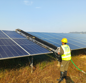 Kit de lavage de rails de lave-linge Systèmes automatiques propres Dispositifs de toit Outils Pv Nettoyeurs de panneaux solaires multifonctionnels - Product Image 3