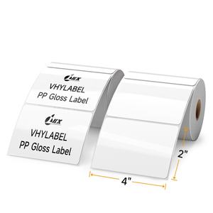 Etiqueta de Inyección de Tinta de Tamaño Personalizado 4X6, Etiqueta Blanca de Inyección de Tinta de Alto Brillo, Rollo de PP Compatible con Impresión de Inyección de Tinta - Product Image 4