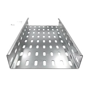 Caisse à câbles perforée à excellente ventilation, à trous ronds, en acier galvanisé pour la dissipation thermique - Product Image 3