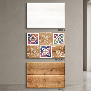 Azulejos de Pared de Cerámica Brillante con Diseño Marrón Marroquí de 300x450 mm, para Baños y Centros Comerciales, Uso en Interiores de Casa, 30x45 cm, Gran Venta - Product Image 1