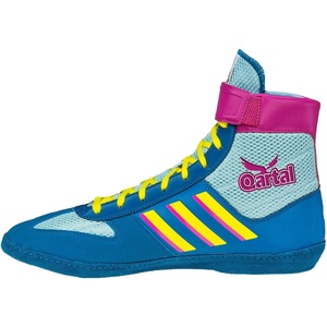 Custom Made Blue Kick Boxing Wrestling Martial Arts Shoes