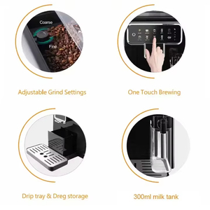 110V Smart Stainless Steel Bean Cup <b>Coffee</b> <b>Machine</b> 19 Bar Super <b>Automatic</b> Espresso Maker One Touch Latte Cappuccino Household Co - Product Image 6