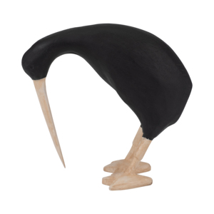 Statuetta di Uccello in Legno Intagliata a Mano, Scultura Boho in Albasia per Arredamento Casa, Soggiorno, Scaffale, Ufficio, Tavolino da Caffè - Product Image 1