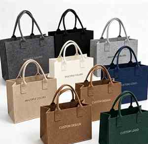 Sacs fourre-tout en toile de coton personnalisés imprimés en gros avec pochette zippée, réutilisables, abordables, à double poignée, pour le shopping, avec logo - Product Image 6