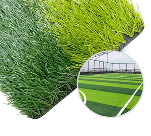 Herbe de football 30mm 40mm 50mm mini terrain de football gazon artificiel gazon en fibres synthétiques gazon artificiel et sol sportif