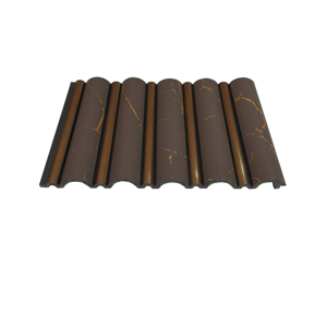 Decorative <b>PS</b> Wall Panels Waterproof Modern Fluted Interior Wall Cladding Building Material Manufacturer Supplier - Product Image 1