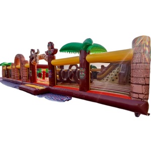 Castillo Inflable Comercial Gigante Personalizado para Niños, Ciudad de Diversión Inflable, Castillo Inflable con Forma de <span class=keywords><strong>Bosque</strong></span> para Fiestas - Product Image 2