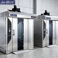 Four rotatif industriel commercial à diesel 32/64 plateaux, avec circulation d'air chaud pour boulangerie, cuisson du maïs, de la farine et du sucre