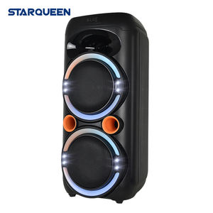 Mode puissant basse son cristallin double 6.5 pouces brillant Partybox TWS sans fil Bluetooth Portable déflecteur haut-parleur amplifié - Product Image 2