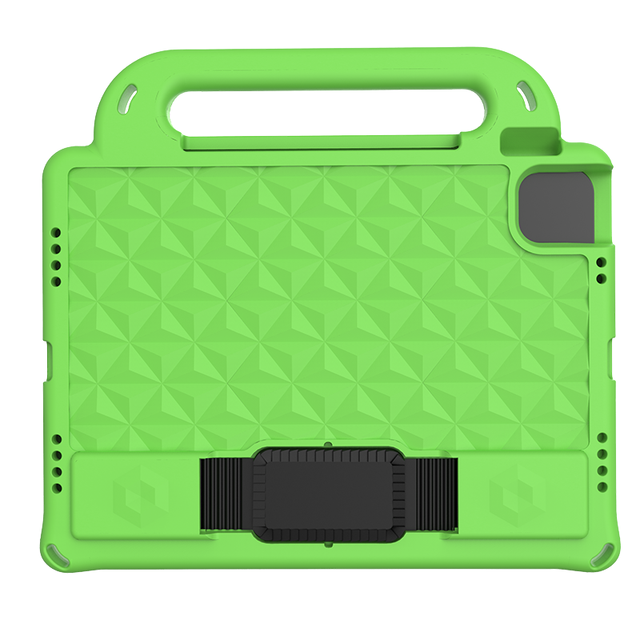 Cute EVA Shockproof Kids-Friendly Tablet Case for iPad Mini 1-5 Diamond Style Case with Hand & Shoulder Straps Newest Design