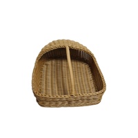 Bac de rangement pour chaussures en rotin synthétique PP, écologique, durable, facile à nettoyer, anti-moisissure, gain de place, aspect rotin, pour la maison