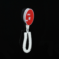Support de câble rétractable à ressort de 25 cm à 120 cm pour téléphone factice