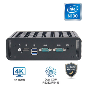 มินิพีซีไฟร์วอลล์ Intel N100 N97 Quad Core พร้อมพอร์ต 5 x 2.5GbE I226V NIC รองรับ DDR5 สำหรับ pfSense OPNsense Proxmox - Product Image 1