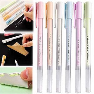 Permanent Oblique Adhesive Pens School Crafting Fabric <b>Scrapbooking</b> Card Making Multi-Use Liquid Glue Marker Pen Multi - Product Image 2