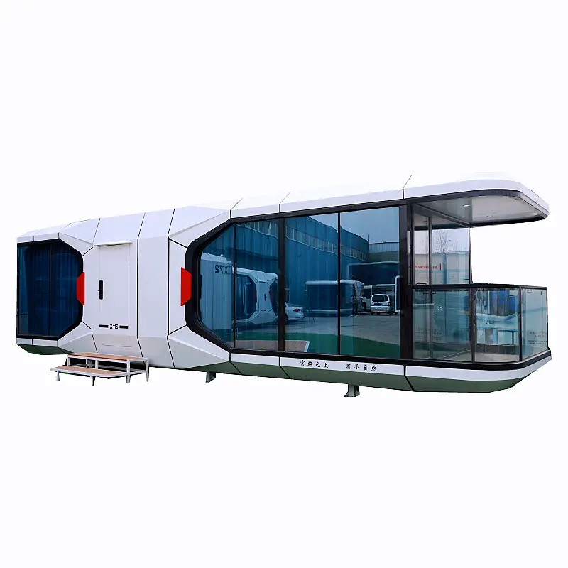 Fabrieks Directe Moderne Geprefabriceerde Capsule Kleine Huismodule Stalen Structurele Frame Cabine