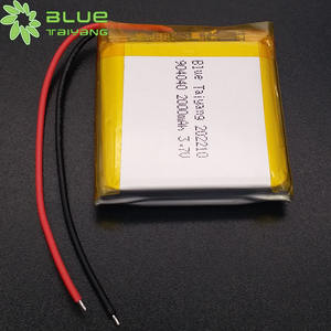 904040 перезаряжаемая литиевая полимерная батарея 3 7 В 3,7 В 2000 мАч 7.5wh тонкая Lipo батарея 2000 мАч 2200 мАч 2500 мАч - Product Image 3