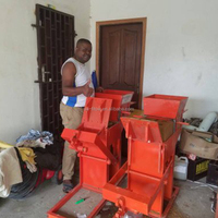 Machine manuelle à presser la terre pour la fabrication de briques QMR2-40