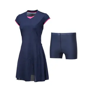 Più nuovo Disegno da tennis Delle Donne del vestito da Badminton jersey costumi per le ragazze di badminton abbigliamento sportivo