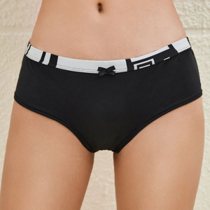 Ladymate ODM/OEM Sous-vetements Sexy <span class=keywords><strong>Sans</strong></span> Couture slip stampate <span class=keywords><strong>Culottes</strong></span> Pour Femmes mutandine grafiche a contrasto di colore biancheria intima - Product Image 1