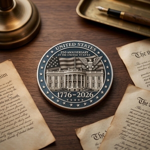 Moneda Conmemorativa de Aniversario 2026, Nueva Tendencia, Patriótica, Coleccionable, Recuerdo, Imitación de Metal Antiguo Personalizada - Product Image 3