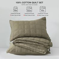 QDTEX nouveauté prix compétitif couverture en mousseline de coton matelassé ensemble de draps de couette 100% coton 100 pour cent coton
