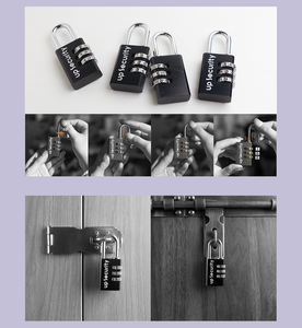Candado con contraseña de aleación de zinc, a prueba de herrumbre y antirrobo, al por mayor para gabinete de almacenamiento en el hogar y maleta Mini Lock Head. - Product Image 6