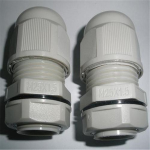 <b>Cable</b> Gland Pg7 Pg9 Pg11 Pg16 Pg21 Plastic <b>Waterproof</b> <b>Cable</b> Connector For <b>Cable</b> Protection Low Voltage PVC Material - Product Image 1