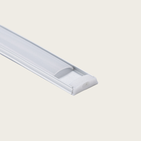 YIDUN Bande lumineuse LED moderne Abat-jour en aluminium Profil LED avec diffuseur Application extérieure intérieure Forme de ligne flexible