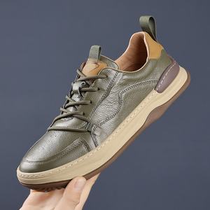 Nuevo Modelo 2026, Venta al Por Mayor de Fábrica, Zapatos de Hombre con Correas de Cuero para Caminar, Tendencia Moderna, Transpirables de PU, Zapatos Casuales a la Moda - Product Image 2