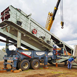 Concasseur à cône mobile sur pneus pour matériaux moyens à fins, forte maniabilité, pour le concassage de galets, usine - Product Image 5
