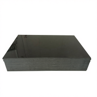 Feuille de plastique rigide HDPE noire, feuille de polyéthylène haute densité, résistance aux acides et aux alcalis dans diverses industries