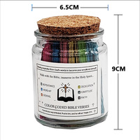 Inglés Español Alemán Versículo DE LA Biblia Jar Read Me Verse Jar para el estímulo diario Oración inspiradora Reflexión Regalos cristianos