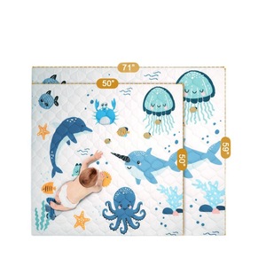 Tapis d'éveil pour bébé, épais, en EVA souple, pliable, pour les 0-24 mois, unisexe, usage domestique - Product Image 5